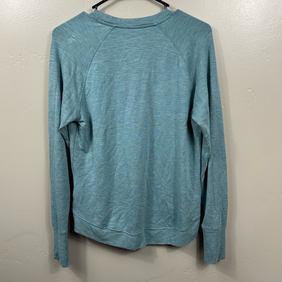 Athleta Mindset Sweatshirt Light Blue Size Small - Picture 2 of 5